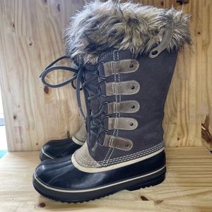 Sorel Leather Joan of Arc Snow Boots